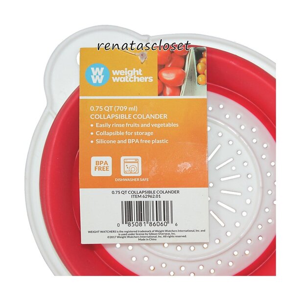 Weight Watchers 0.75 Qt. Collapsible Colander NWT - Picture 6 of 7